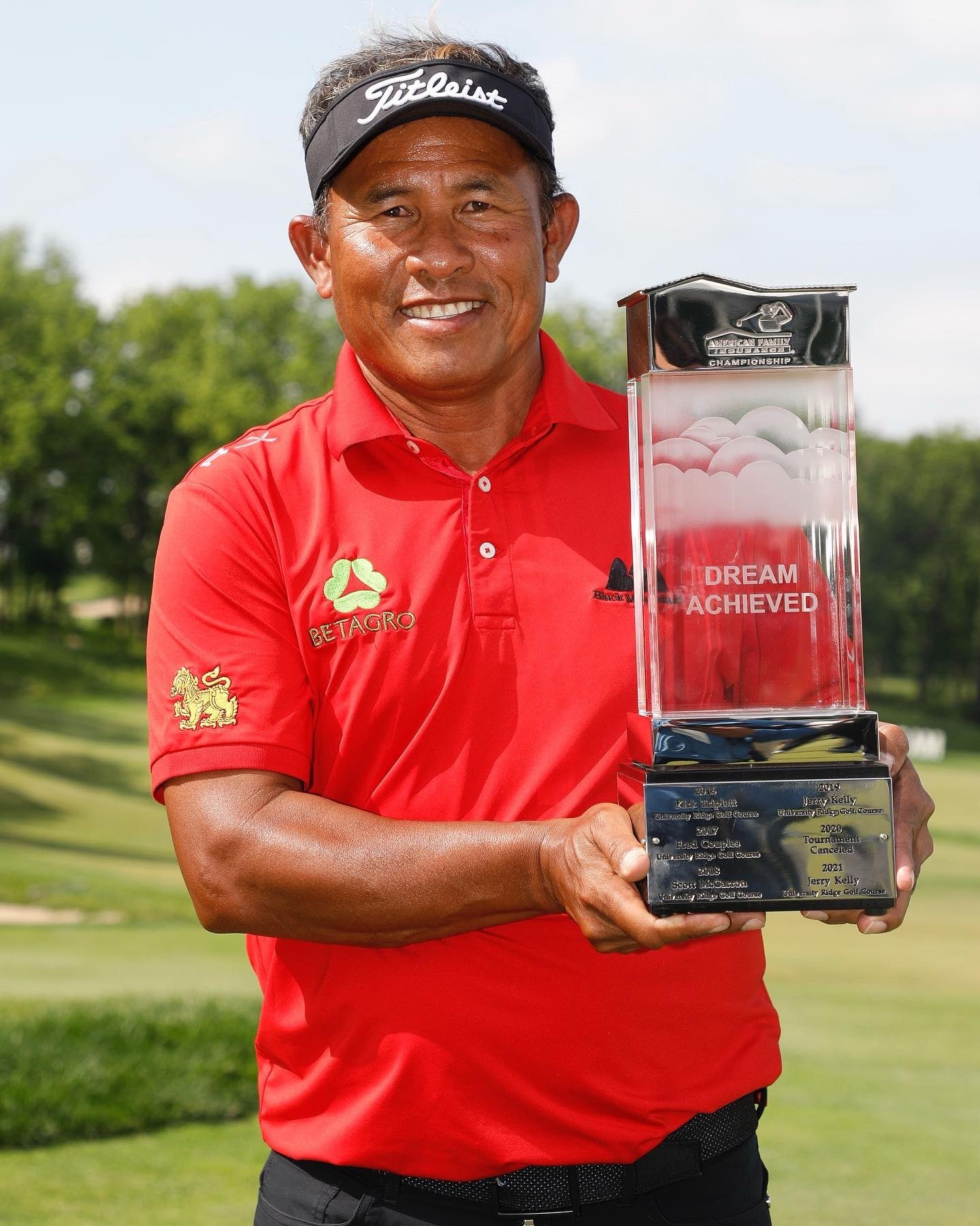 American Family Insurance Championship Winner Thongchai Jaidee